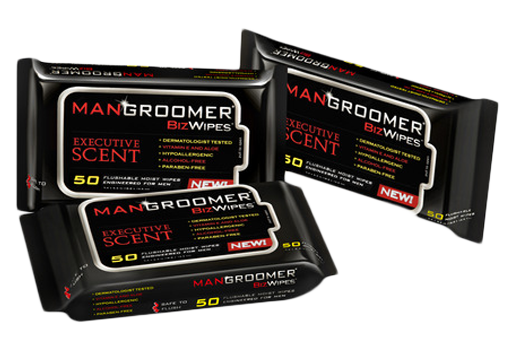 MANGROOMER Biz Wipes Butt Wipes three pack